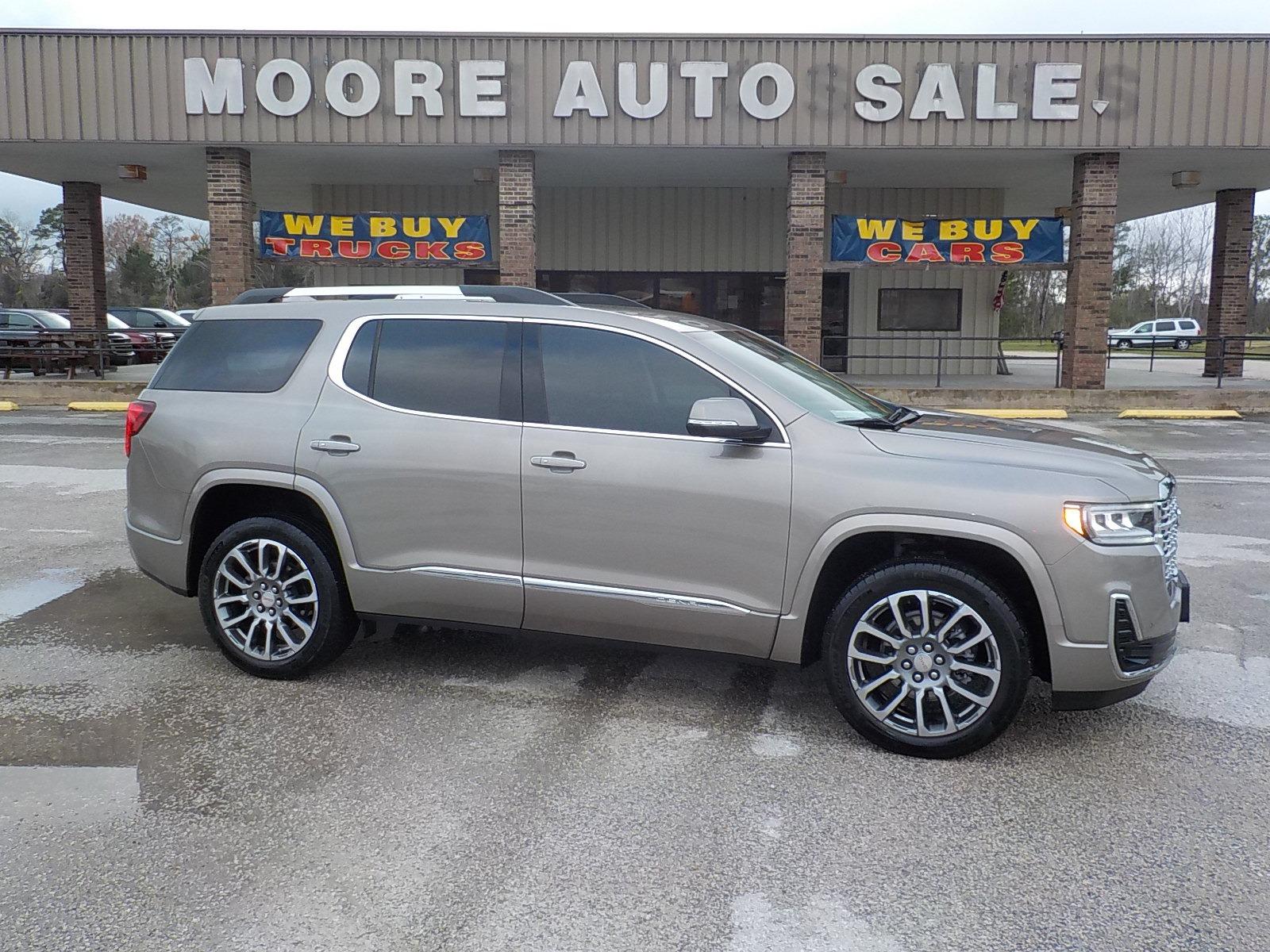 2022 Tan /Black GMC Acadia Denalli (1GKKNPL42NZ) with an 2.0L Turbo engine, Automatic transmission, located at 1617 W Church Street, Livingston, TX, 77351, (936) 327-3600, 30.710995, -94.951157 - ONE OWNER!! LOCALLY OWNED!! These folks took EXCEPTIONAL care of this vehicle! Did I mention this is a Denalli! Ride in style! - Photo #0